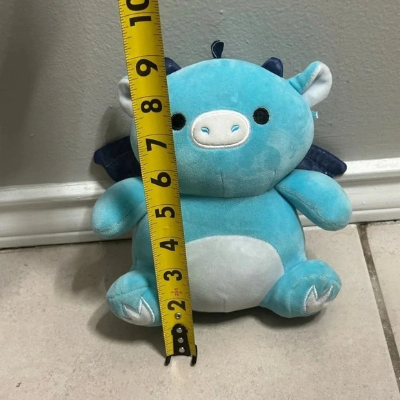 Gray the Blue Dragon 7” Plush SquishMallows - Picture 5 of 6